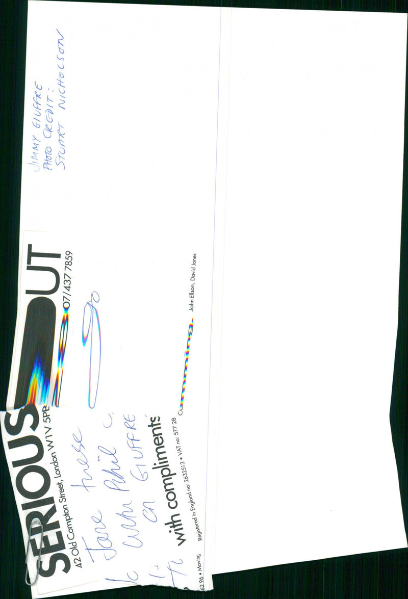 Musical Artist. - Vintage Photograph