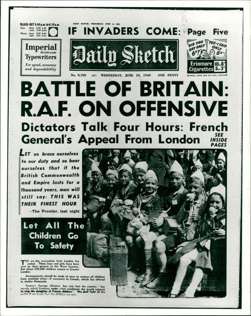 Battle of Britain. - Vintage Photograph
