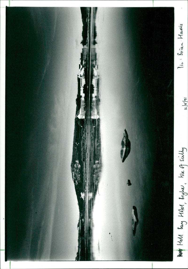 Hell Bay Hotel, Bryhe, Isle of Scilly. - Vintage Photograph