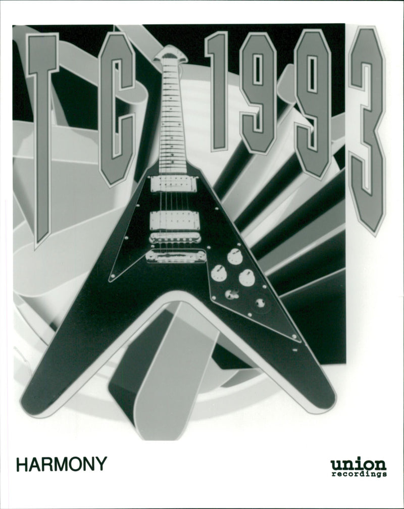 A poster of song "Harmony" by Musical group "TC 1993" - Vintage Photograph