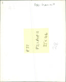 Close up of English singer and musician Peter Hammill - Vintage Photograph