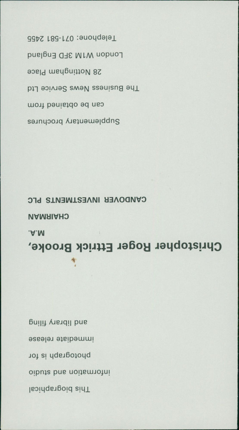 PUBLISHED CAREER ROYAL MUSIC ENGLAND - Vintage Photograph