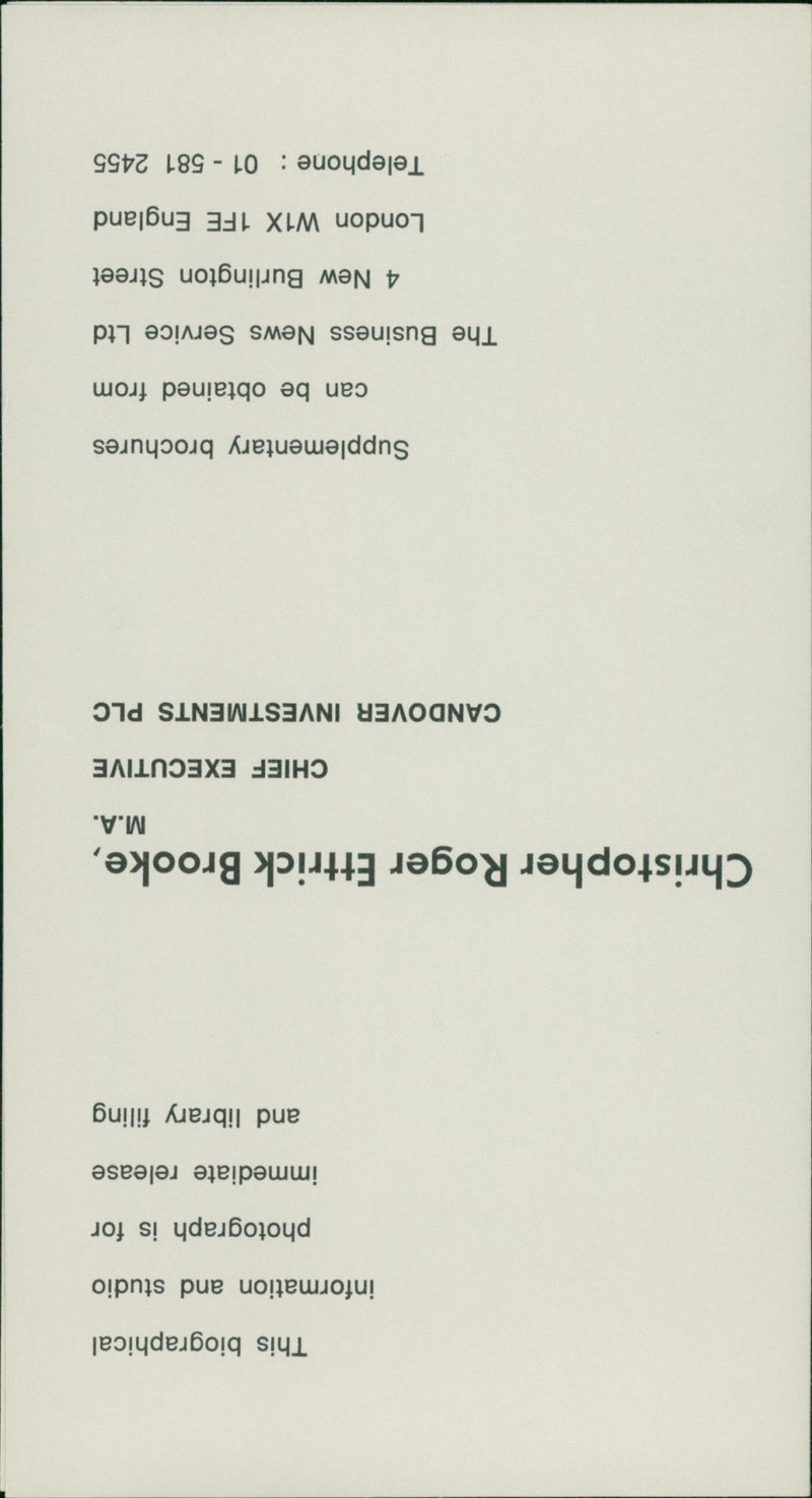 PUBLISHED CAREER ROYAL MUSIC ENGLAND - Vintage Photograph