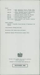 PUBLISHED CAREER ROYAL MUSIC ENGLAND - Vintage Photograph