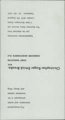 PUBLISHED CAREER ROYAL MUSIC ENGLAND - Vintage Photograph