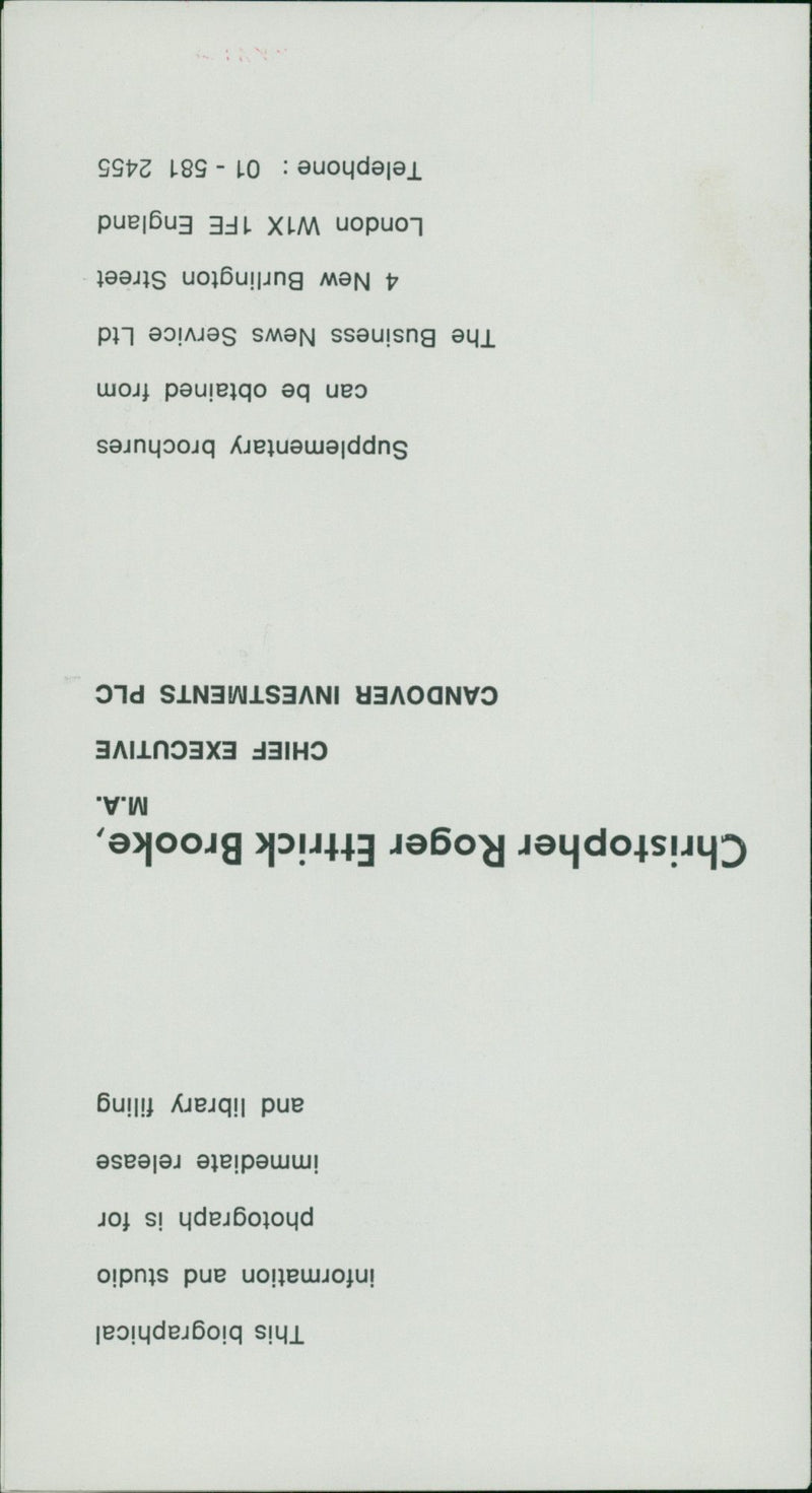 PUBLISHED CAREER ROYAL MUSIC ENGLAND - Vintage Photograph