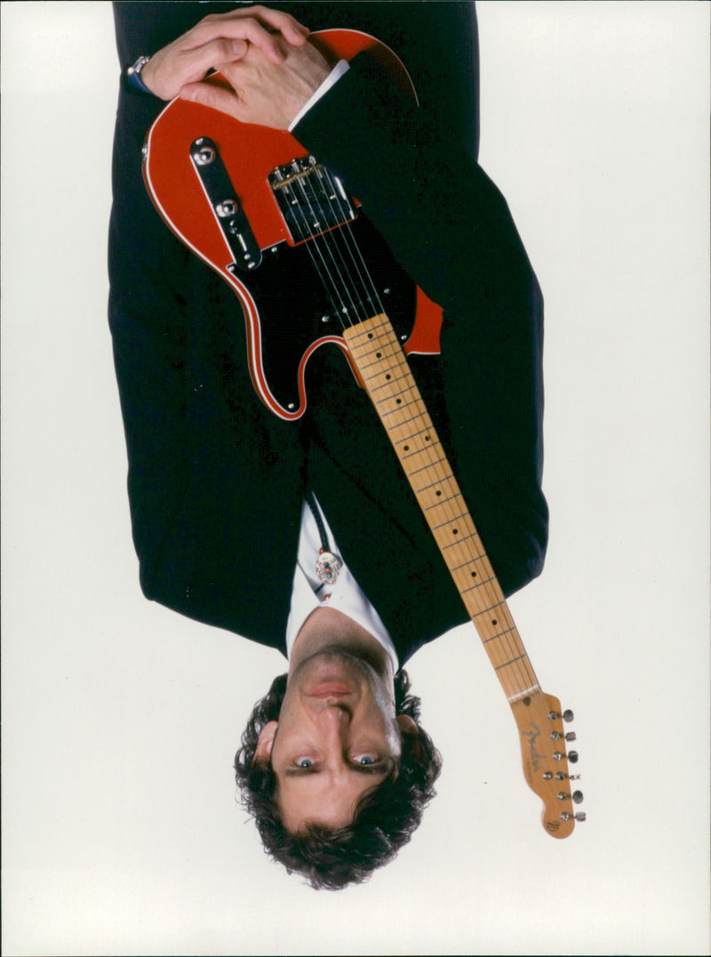 Jimmy Nail as musician Jed in Crocodile Shoes. - Vintage Photograph