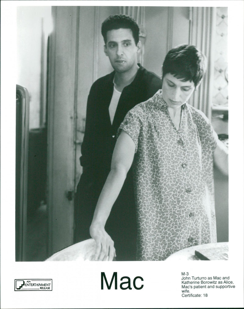 John Turturro with Katherine Borowitz in Mac - Vintage Photograph