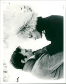 Marie-Christine Barrault with Jean-Louis Trintignant in My Night at Maud's known as Ma nuit chez Maud - Vintage Photograph