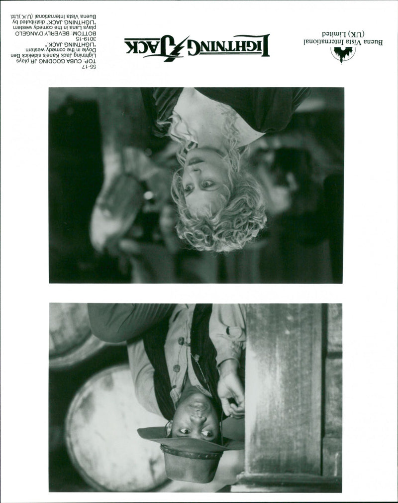 Cuba Gooding Jr. and Beverly D'Angelo in Lightning Jack. - Vintage Photograph