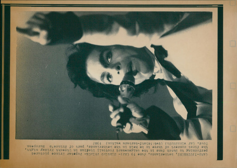 FOOTBALL PRINCE CONCERT - Vintage Photograph