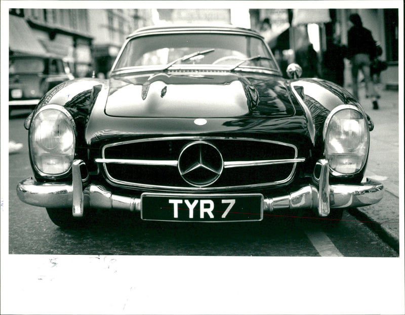 Christie Auction of Mercedes car - Vintage Photograph