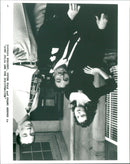 Barbara Hershey, Peter Falk and Keanu Reeves in "Aunt Julia and the Scriptwriter". - Vintage Photograph