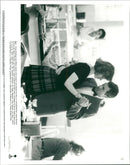 Awakenings starring  Robert De Niro, Robin Williams, Julie Kavner, Ruth Nelson, John Heard, Penelope Ann Miller, and Max von Sydow. - Vintage Photograph