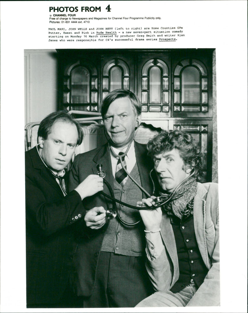 WRITER JOHN PRODUCER PAUL SERIES - Vintage Photograph