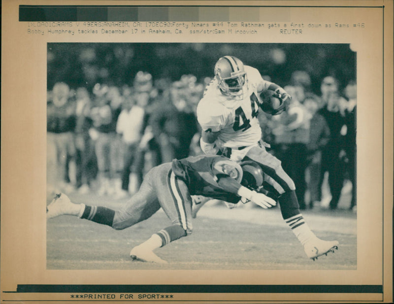 AMERICAN FOOTBALL - Vintage Photograph