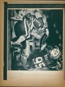 American football players Ivy Joe Hunter & Marc Boutte - Vintage Photograph