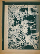 American football players, Pat Terrell, Leonard Conley - Vintage Photograph
