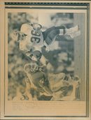 Timmy Smith and Jim Ryan in American Football - Vintage Photograph