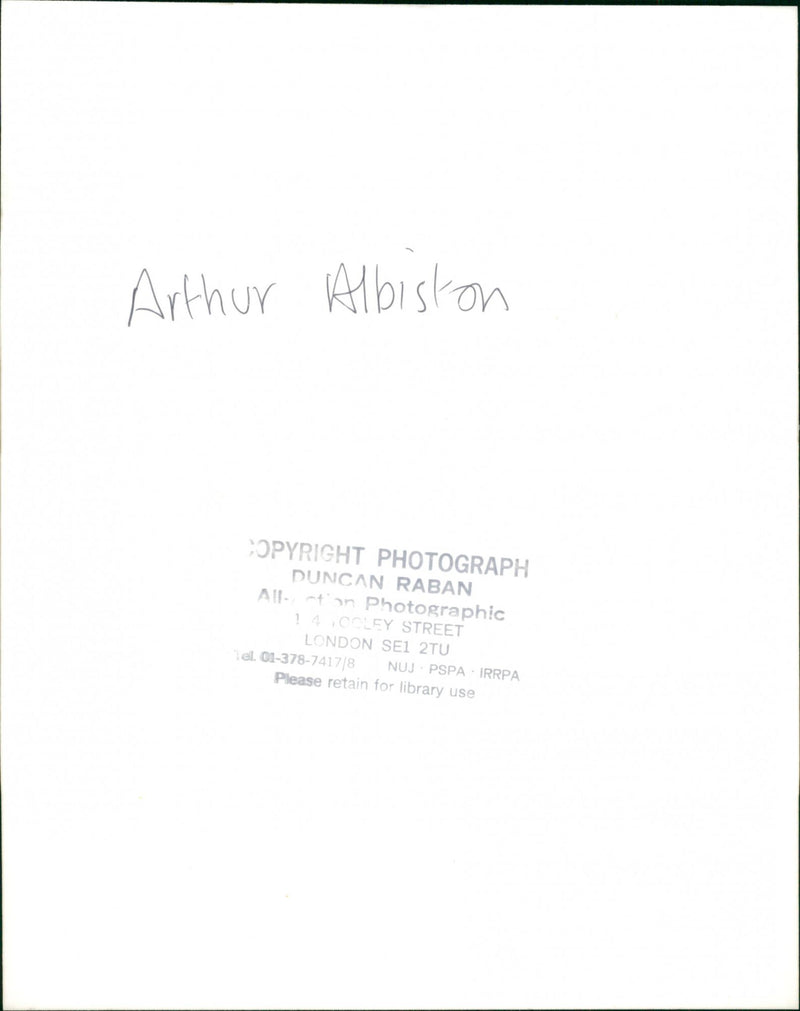Arthur Albiston - Vintage Photograph