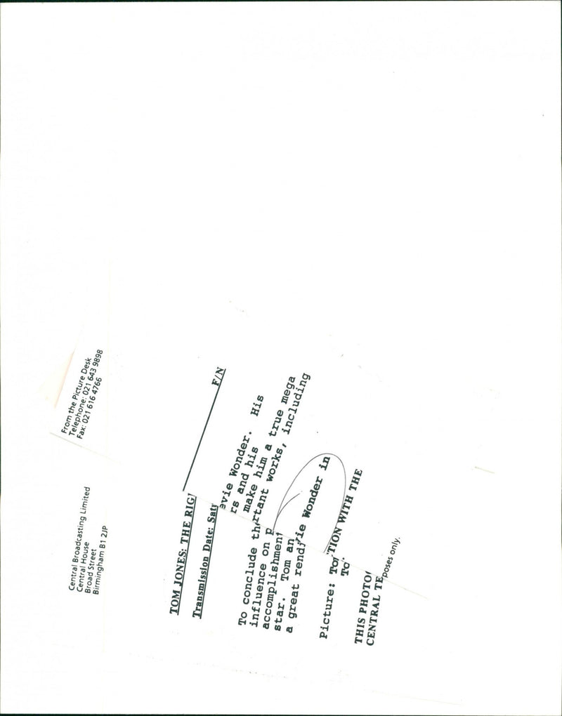 Stevie Wonder - Vintage Photograph