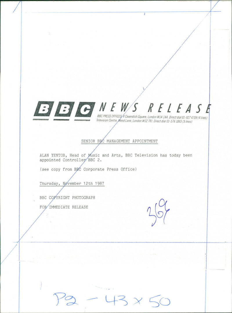 TELEVISION MUSIC PRESS - Vintage Photograph