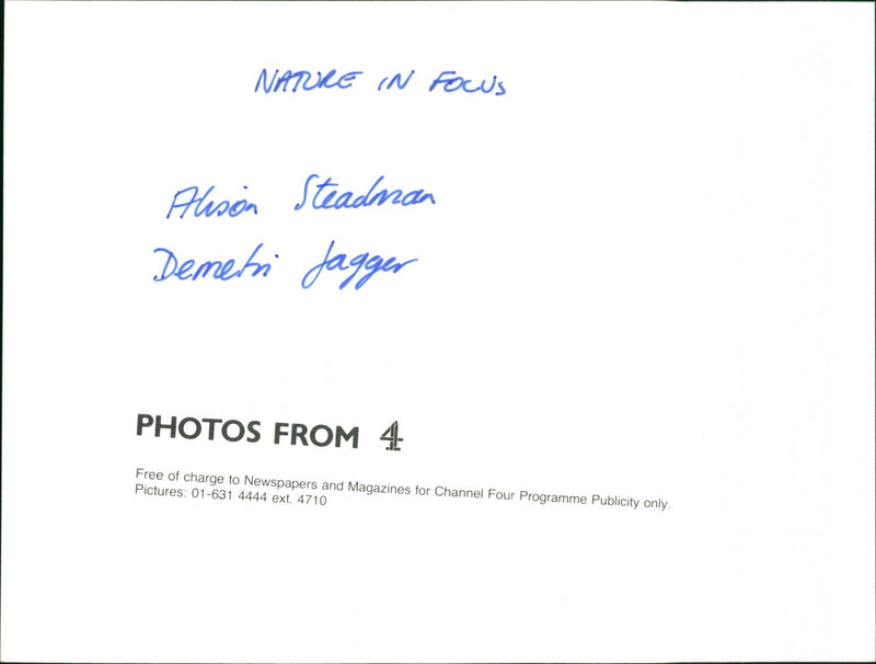 Nature in focus - Vintage Photograph