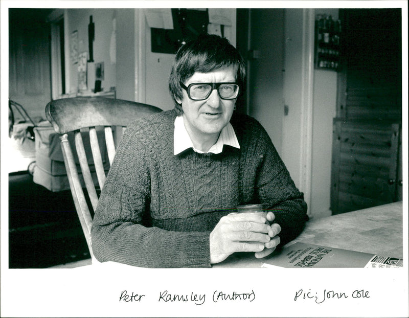 Peter Ransley, writer - Vintage Photograph