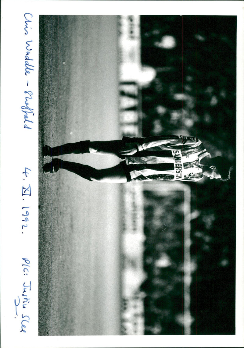 Chris Waddle. - Vintage Photograph