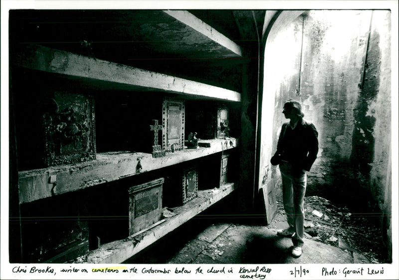 1990 WRITER - Vintage Photograph