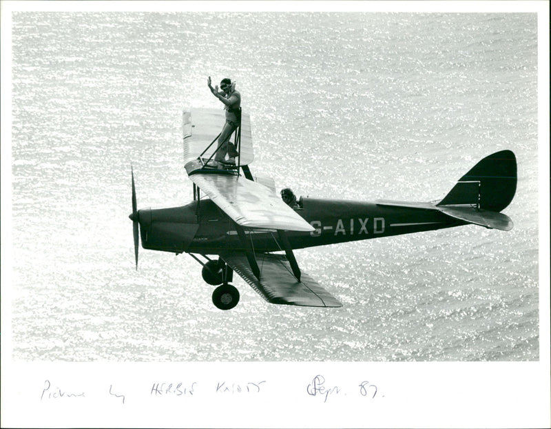 Channel Flight - Vintage Photograph