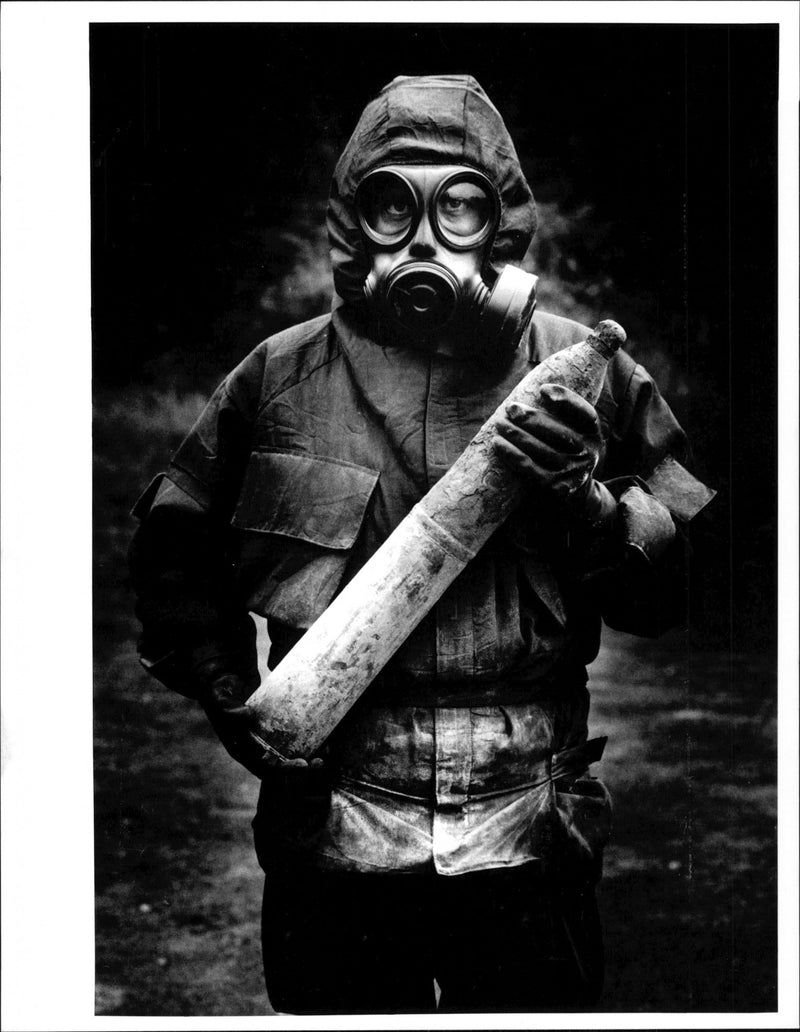 Chemical weapons disposal - Vintage Photograph