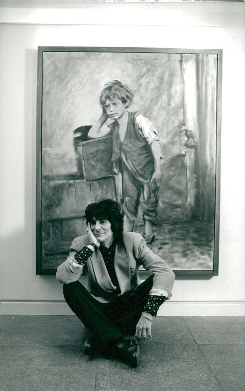 Ronnie Wood, musician England - Vintage Photograph