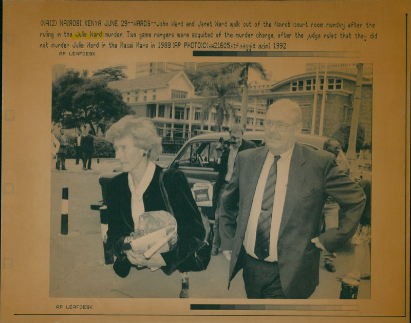 Julie Ward Murder case - Vintage Photograph