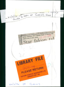 Ashley Clohessy holds a Steppe Eagle at the Gissing Hall Hotel's new bird of prey centre. - Vintage Photograph