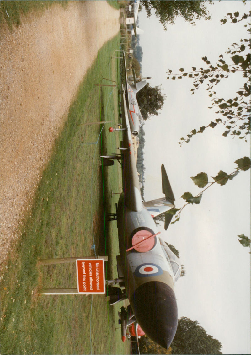 A Javelin at Flixton Aviation Museum. - Vintage Photograph