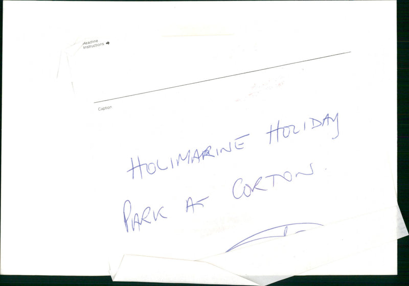 Corton Holimarine HOLIDAY PARK - Vintage Photograph