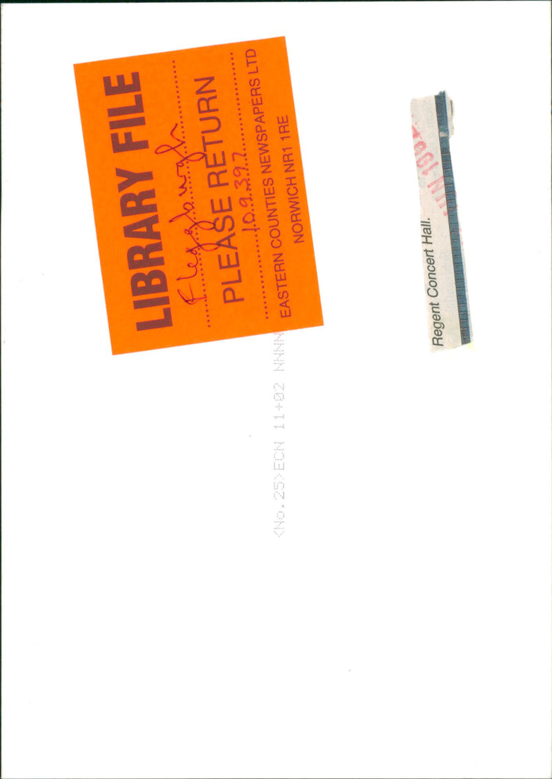 Regent Concert Hall. - Vintage Photograph