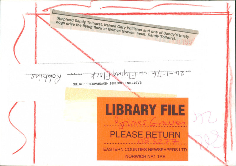 Grimes Graves - Vintage Photograph