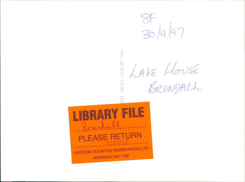 Lake House Brundall - Vintage Photograph