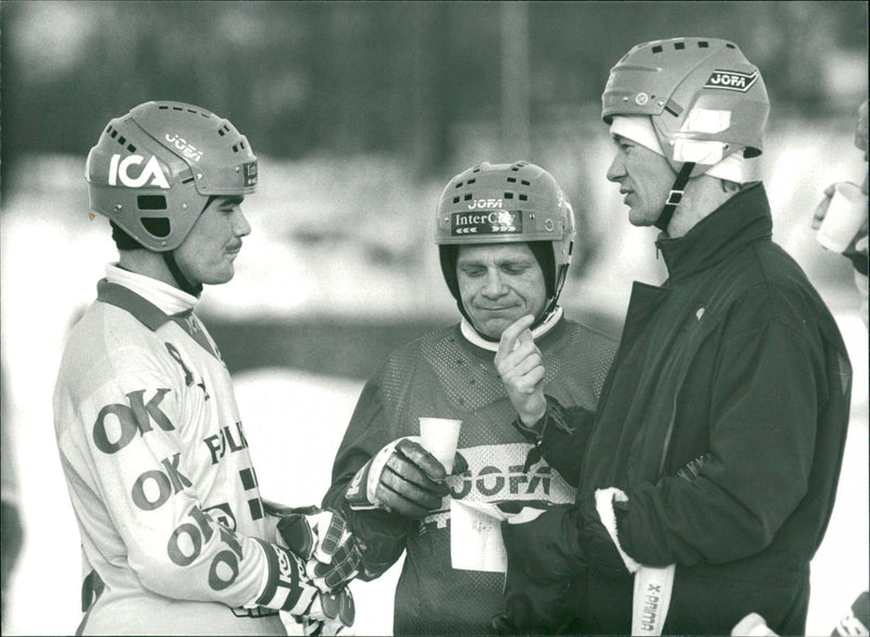 Peder Emanuelsson, bandyledare - Vintage Photograph