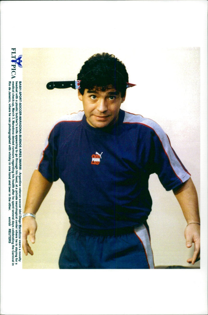 Diego Armando Maradona - Vintage Photograph