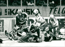 Ice hockey funny pictures - Vintage Photograph