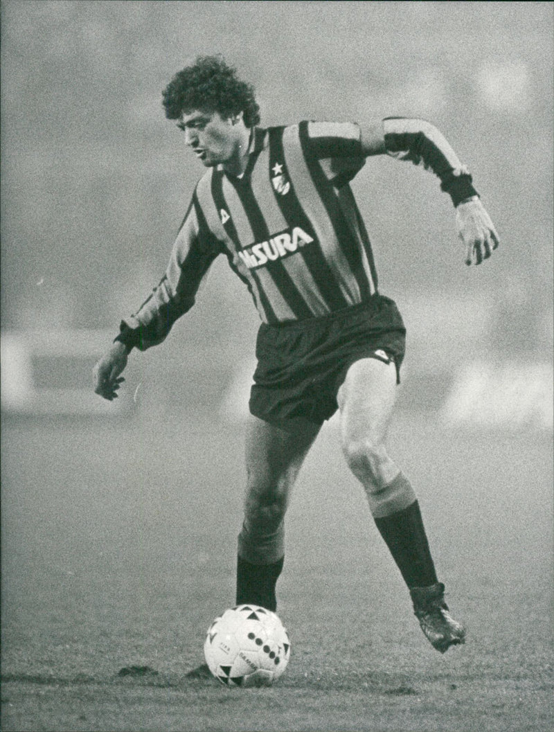 Alessandro Altobelli, football Italy - Vintage Photograph