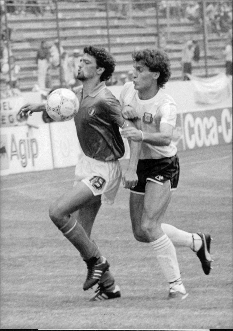 Alessandro Altobelli, football Italy - Vintage Photograph