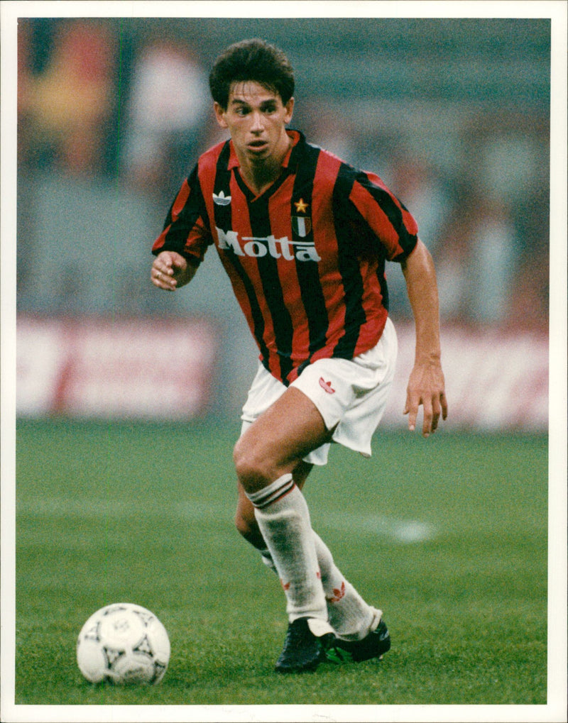 Demetrio Albertini, Football Italy - Vintage Photograph