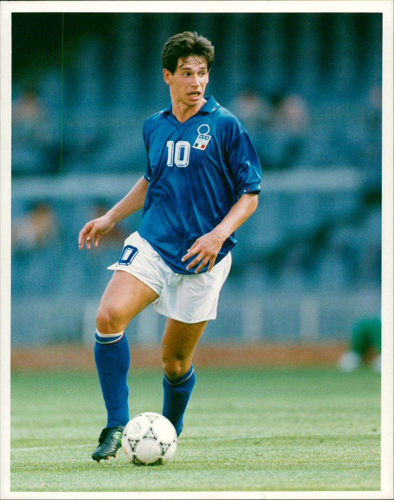 Demetrio Albertini, Football Italy - Vintage Photograph