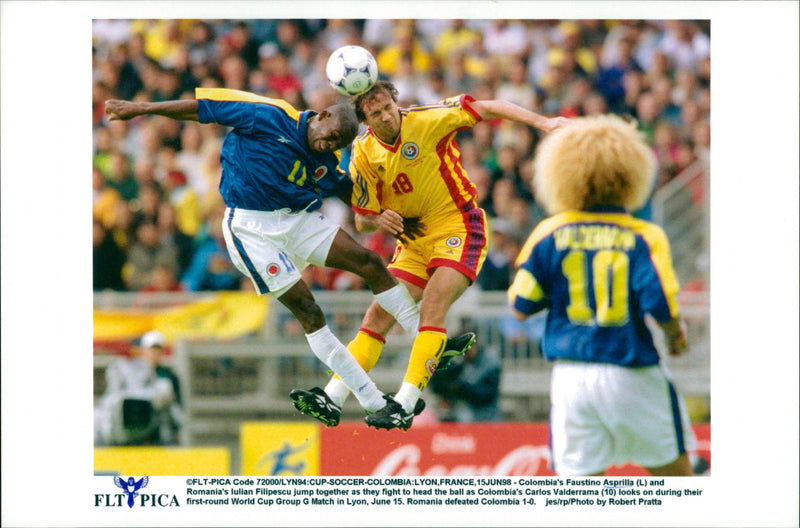 Faustino Asprilla, soccer player Colombia - Vintage Photograph