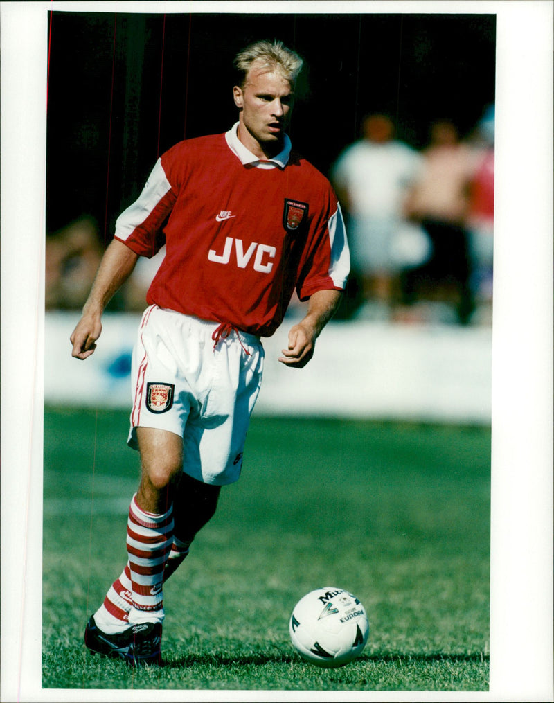 Dennis Bergkamp, ââArsenal FC - Vintage Photograph