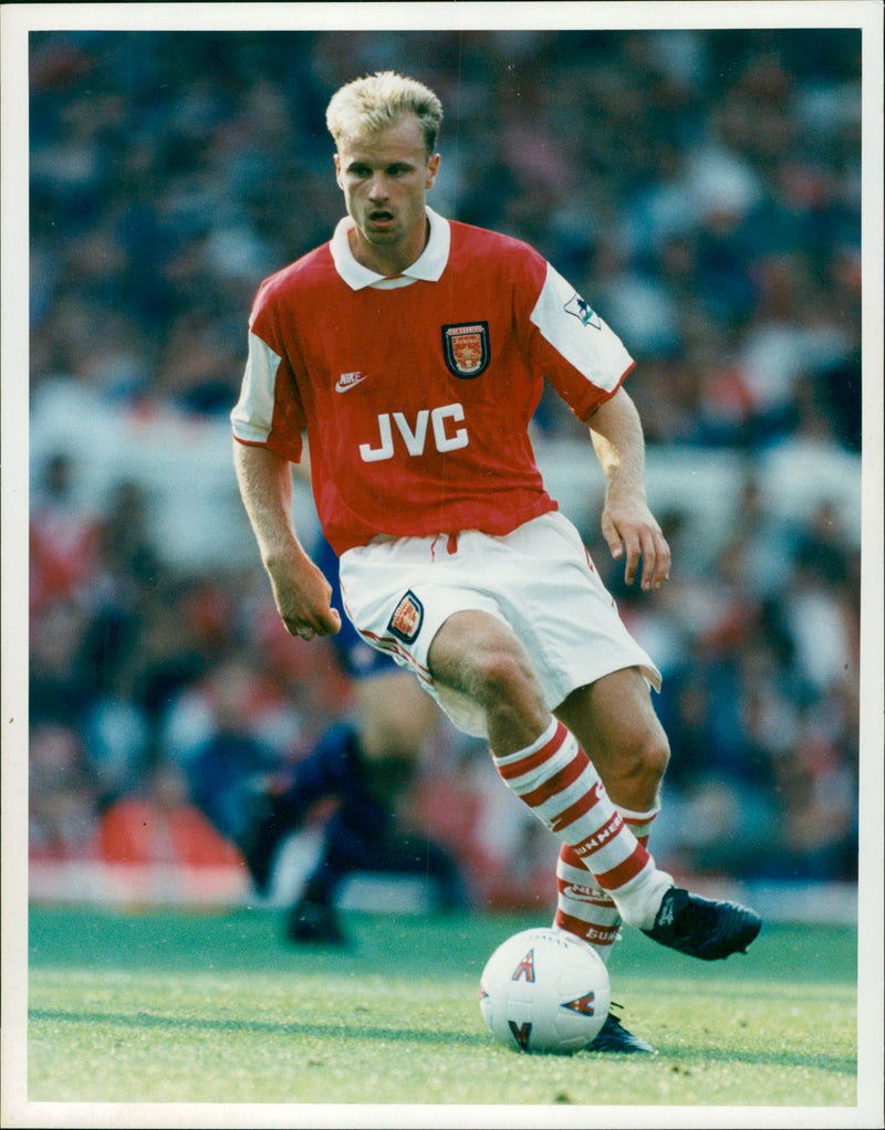 Dennis Bergkamp, ââfootball player Arsenal FC - Vintage Photograph